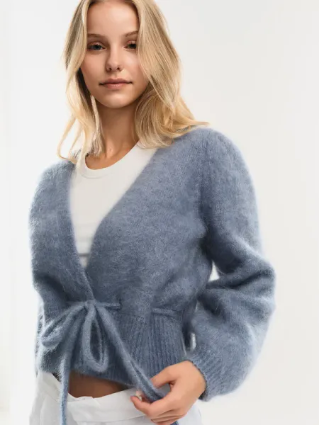 Hovedbilde Malin Chunky Cardigan blue/ Ella&il
