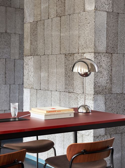 Hovedbilde Flowerpot Table Lamp VP3 Chrome-plated/ ...