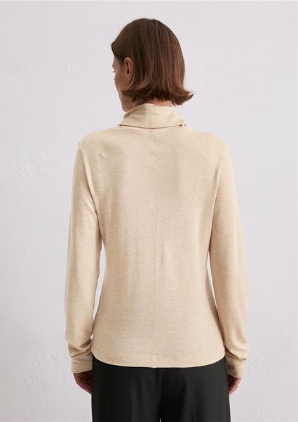 Hovedbilde High neck long sleeve chalky mauve melange/ Marc ...